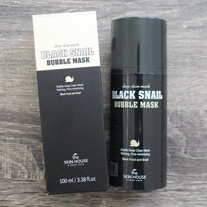 the SKIN HOUSE - Black Snail Bubble Mask